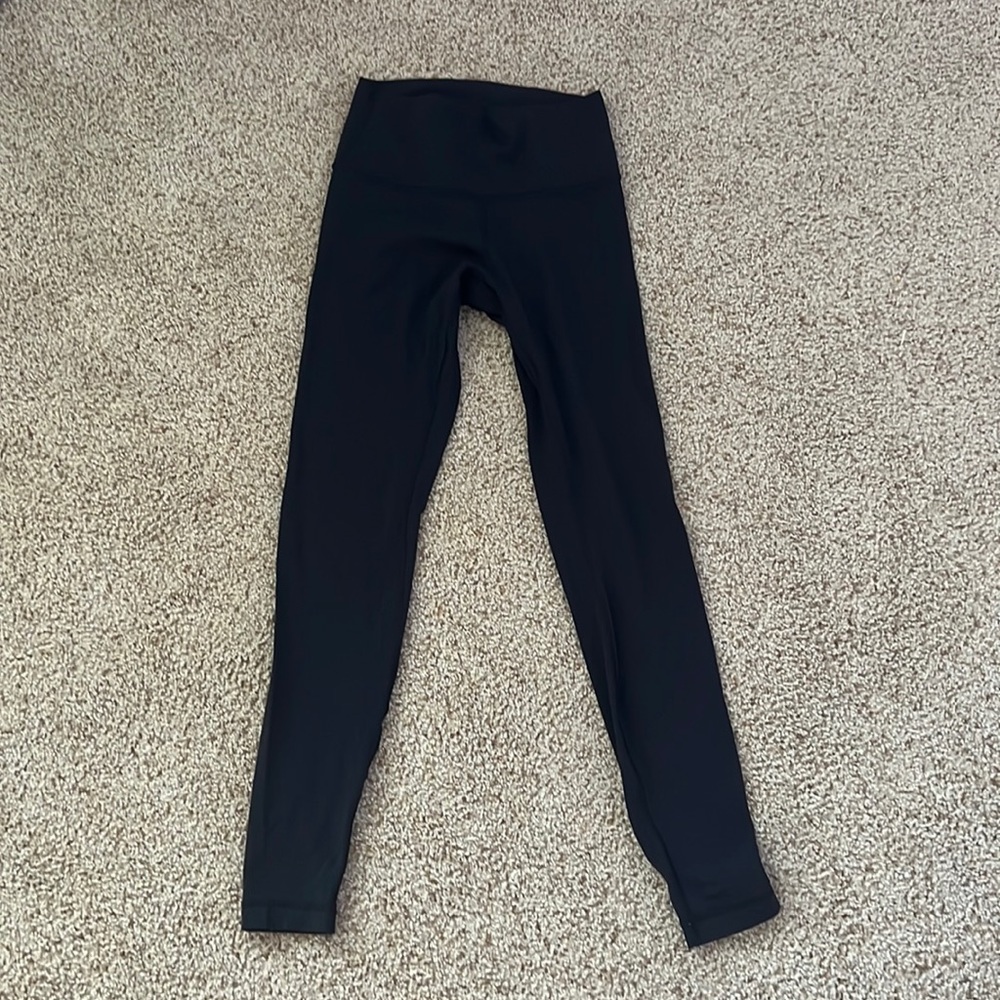 Black lululemon leggings size 6